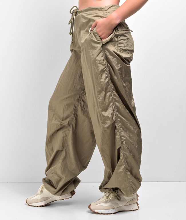Motel Green Parachute Pants - thumbnail 3