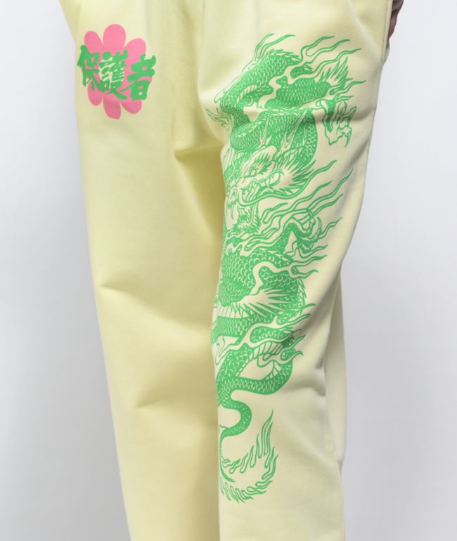 NGOrder Dragon Yellow Sweatpants - thumbnail 3