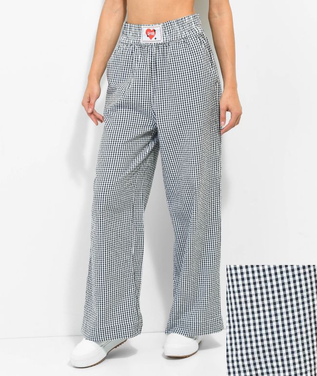 NGOrder Gingham Black Chef Pants