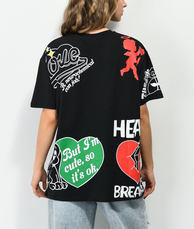 NGOrder Multi Back Print Black T-Shirt - thumbnail 2