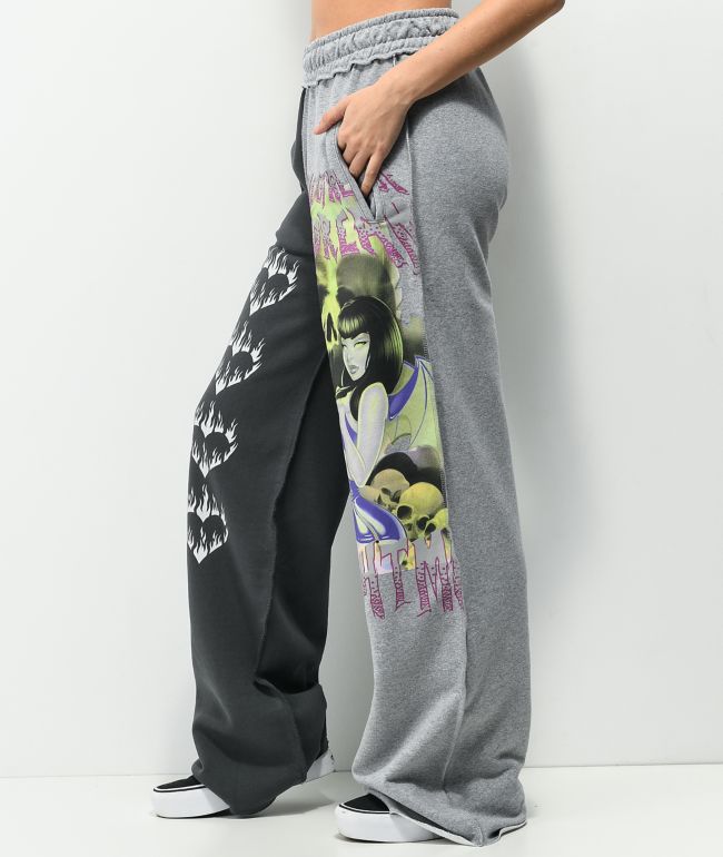 NGOrder Nightmare Spliced Grey Sweatpants - thumbnail 3