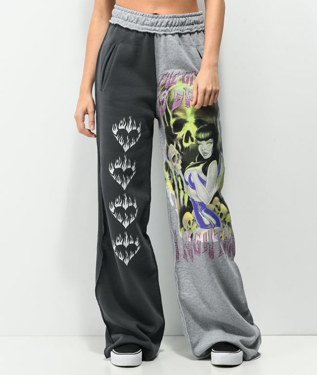 NGOrder Nightmare Spliced Grey Sweatpants
