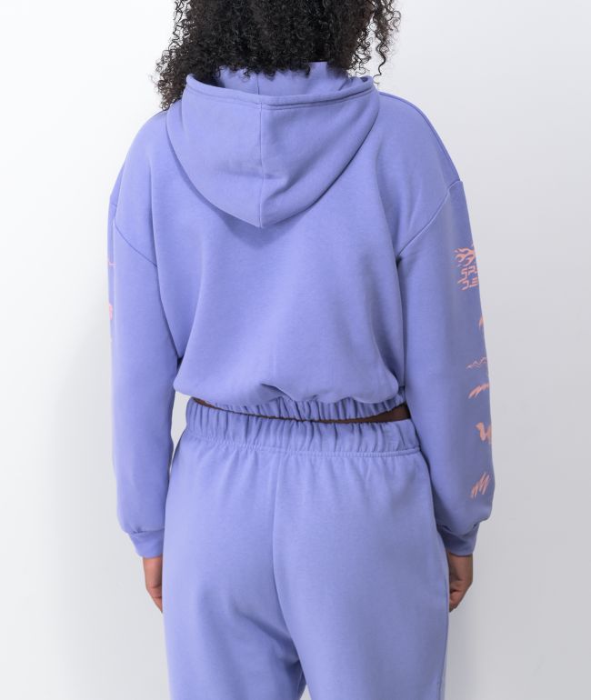 NGOrder Speed Demon Purple Crop Hoodie - thumbnail 2