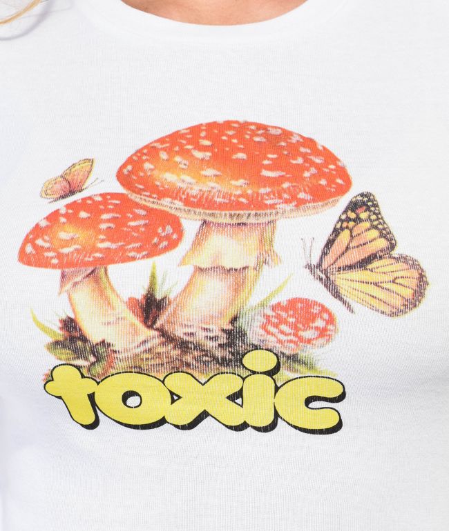NGOrder Toxic White Crop T-Shirt - thumbnail 3
