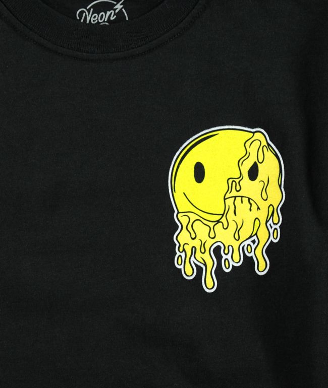 Neon Riot Kids Face Melter Black T-Shirt - thumbnail 3