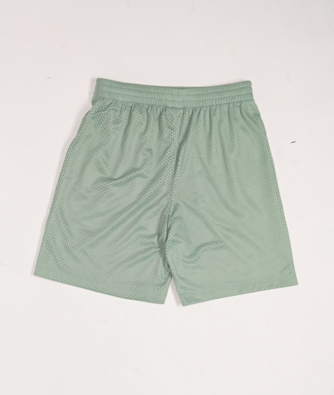 Nike Kids Dri-FIT Green Mesh Shorts