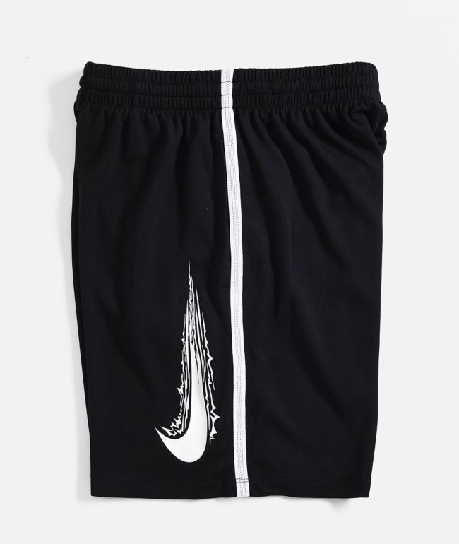 Nike Kids Swoosh Black Mesh Shorts - thumbnail 3