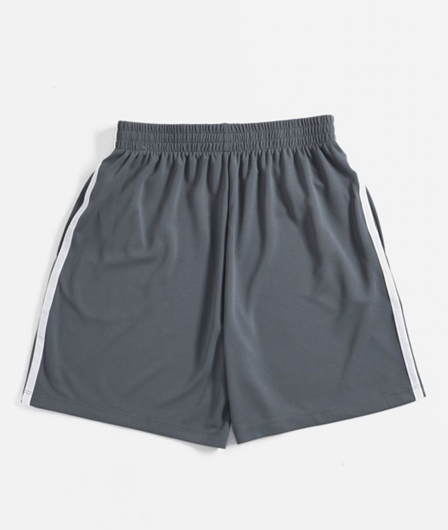 Nike Kids Swoosh Grey Mesh Shorts - thumbnail 2