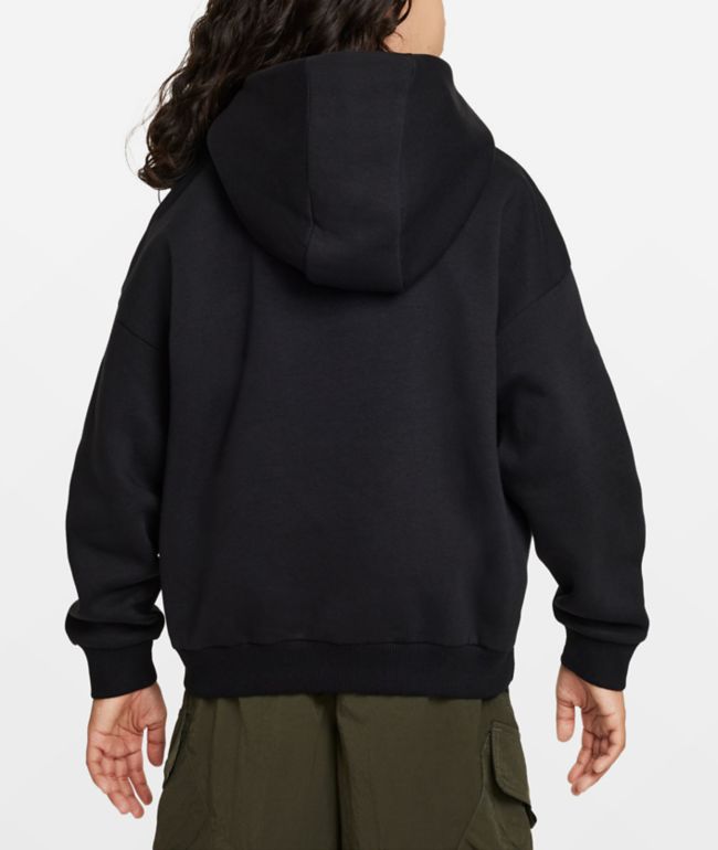 Nike SB Kids Icon Black Hoodie - thumbnail 2