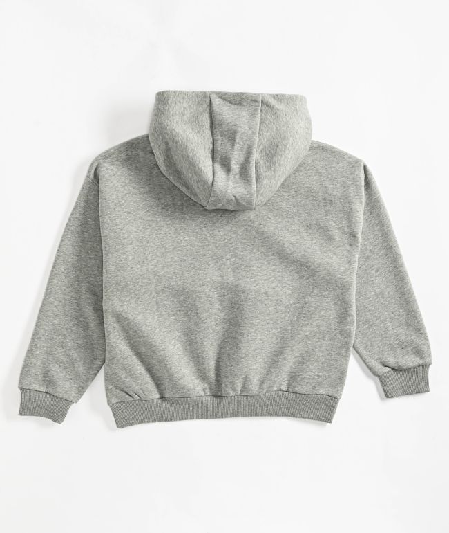 Nike SB Kids Icon EasyOn Grey Hoodie - thumbnail 2