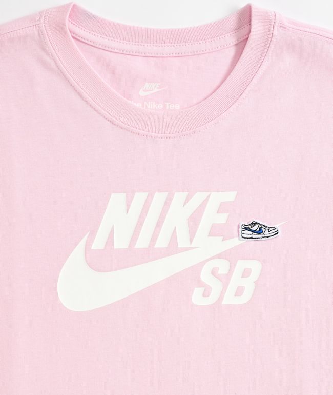 Nike SB Kids Icon Pink T-Shirt - thumbnail 3