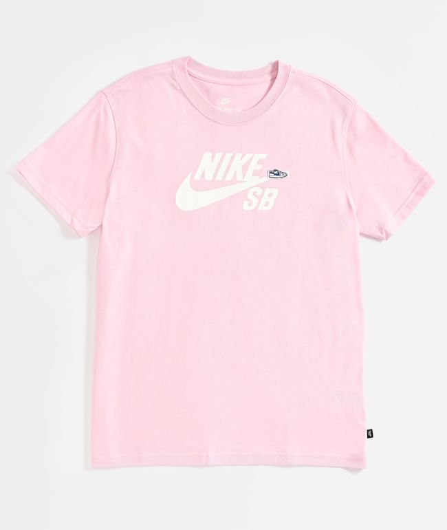 Nike SB Kids Icon Pink T-Shirt