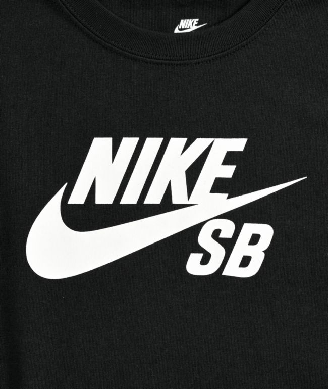 Nike SB Kids Logo Black T-Shirt - thumbnail 2