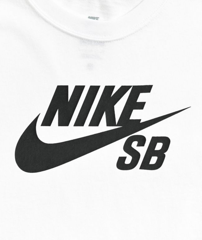 Nike SB Kids Logo White T-Shirt - thumbnail 2