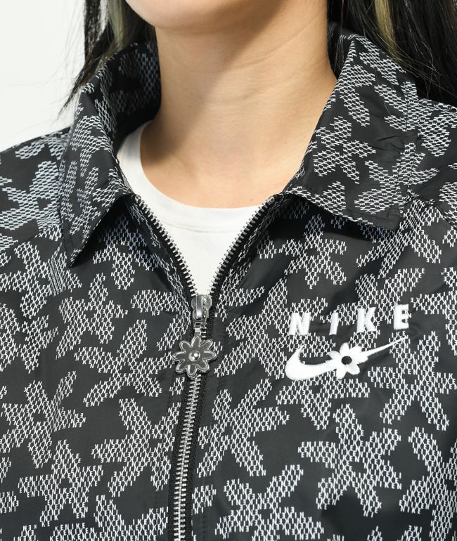 Nike Sportswear AOP Sport Daisy Black Jacket - thumbnail 3