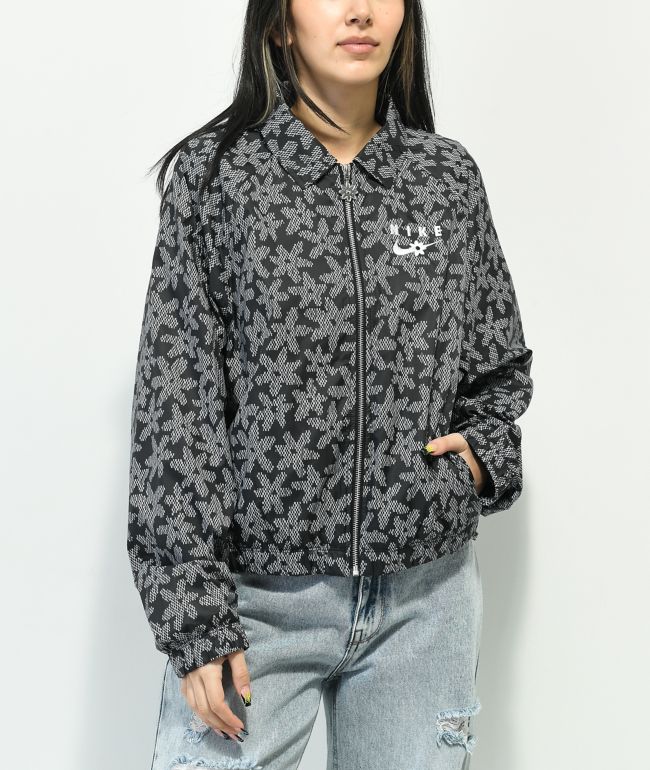 Nike Sportswear AOP Sport Daisy Black Jacket