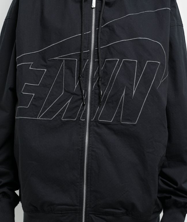 Nike Sportswear Black Oversized Dance Jacket - thumbnail 3