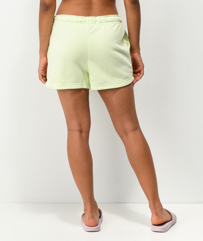 Nike Sportswear Essential Lime Sweat Shorts - thumbnail 3