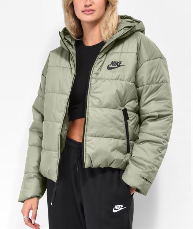 Nike Sportswear Therma Fit Tan Puffer Jacket - thumbnail 3