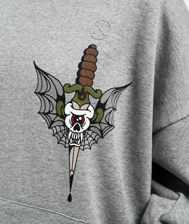 Ninth Hall Alina Grey Oversized Hoodie - thumbnail 3