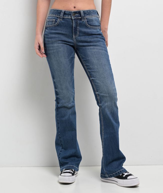 Ninth Hall Alyssia Blue Wash Bootcut Jeans - thumbnail 2