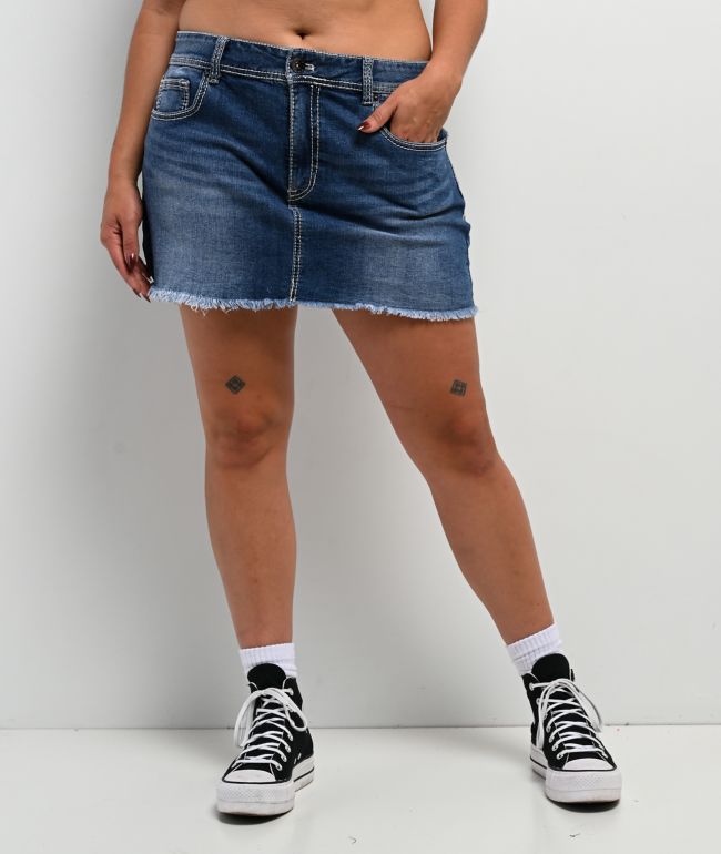 Ninth Hall Alyssia Heavenly Cutoff Mini Skirt - thumbnail 3