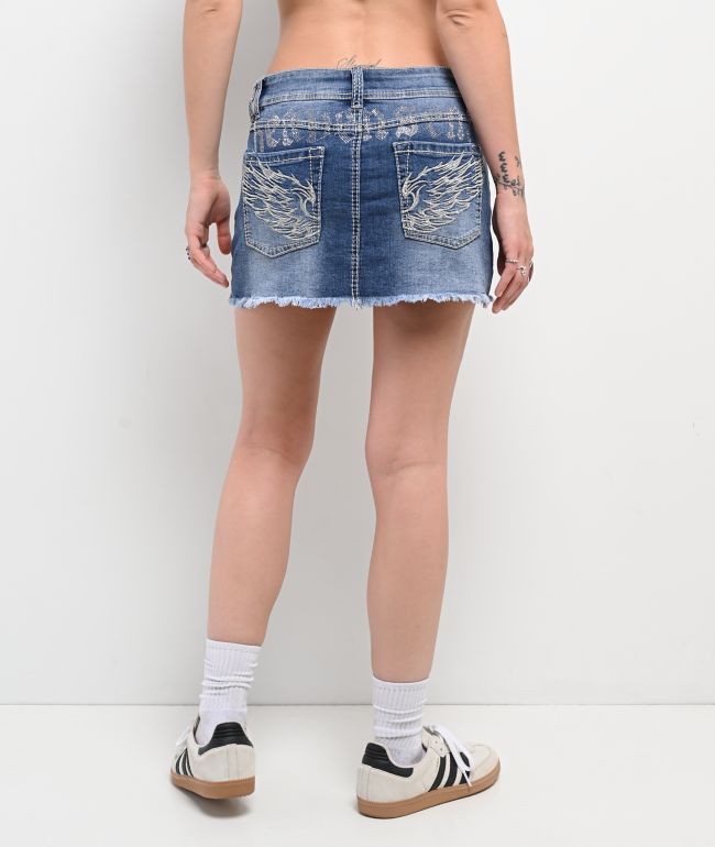 Ninth Hall Alyssia Heavenly Cutoff Mini Skirt - thumbnail 2
