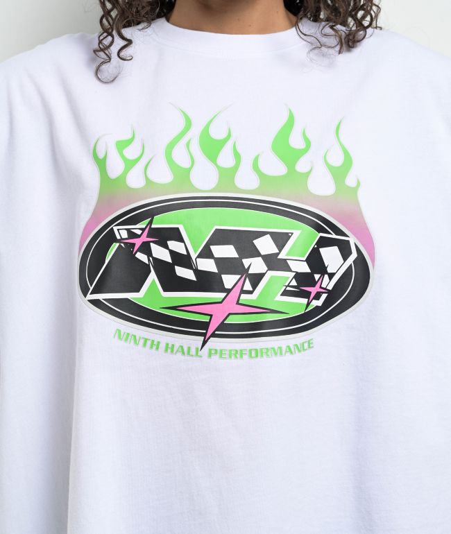 Ninth Hall Ciara White Oversized Boxy T-Shirt - thumbnail 3
