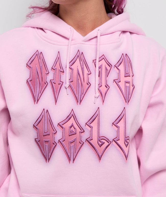 Ninth Hall Dog Tag Pink Hoodie - thumbnail 3