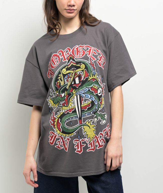 Ninth Hall Forged In Fire Charcoal T-Shirt