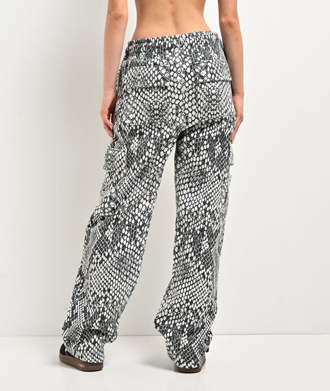 Ninth Hall Fundamentals Koa Snake Brown Cargo Sweatpants - thumbnail 2