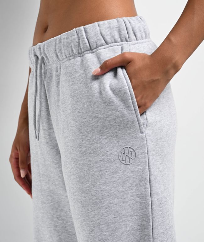 Ninth Hall Fundamentals Milla Heather Grey Relaxed Sweatpants - thumbnail 3