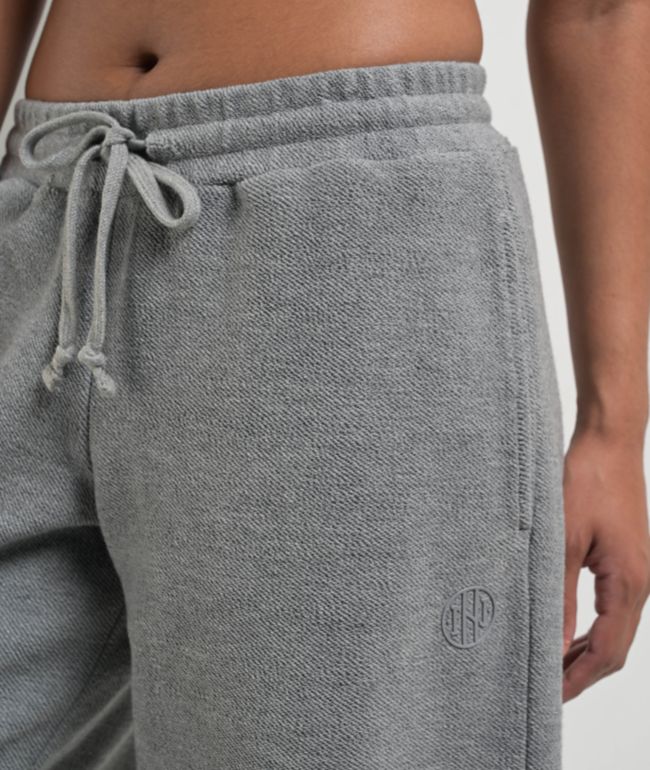Ninth Hall Fundamentals Reverse Terry Grey Oversized Sweatpants - thumbnail 3
