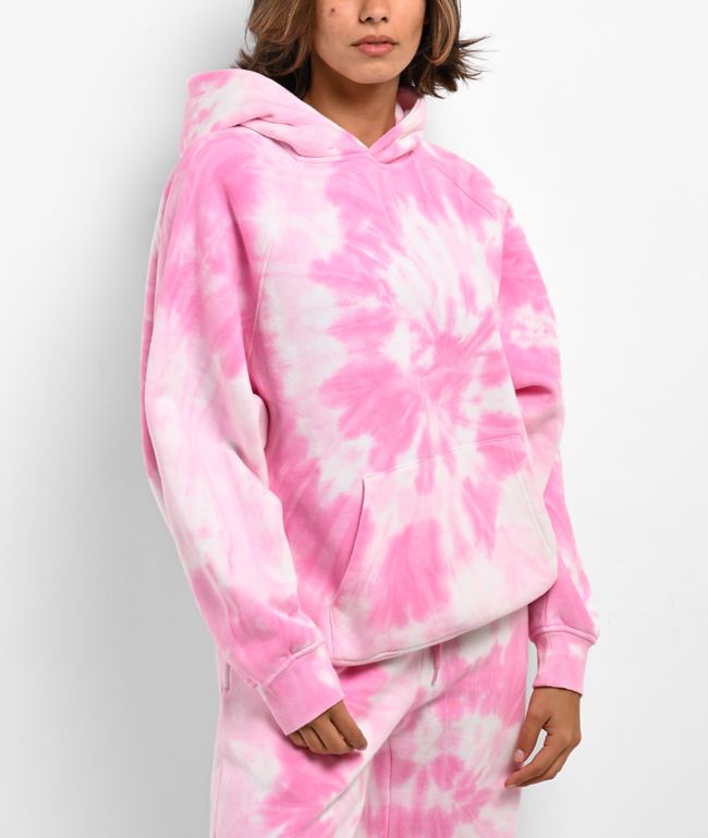 Ninth Hall Fundamentals Wichita Pink Tie Dye Hoodie