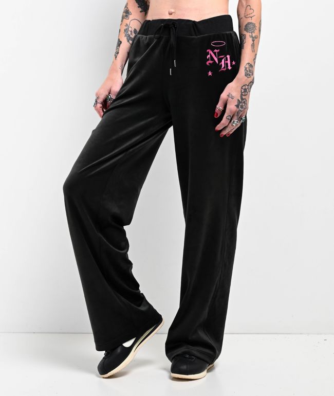 Ninth Hall Gretchen Caviar Velour Sweatpants - thumbnail 2