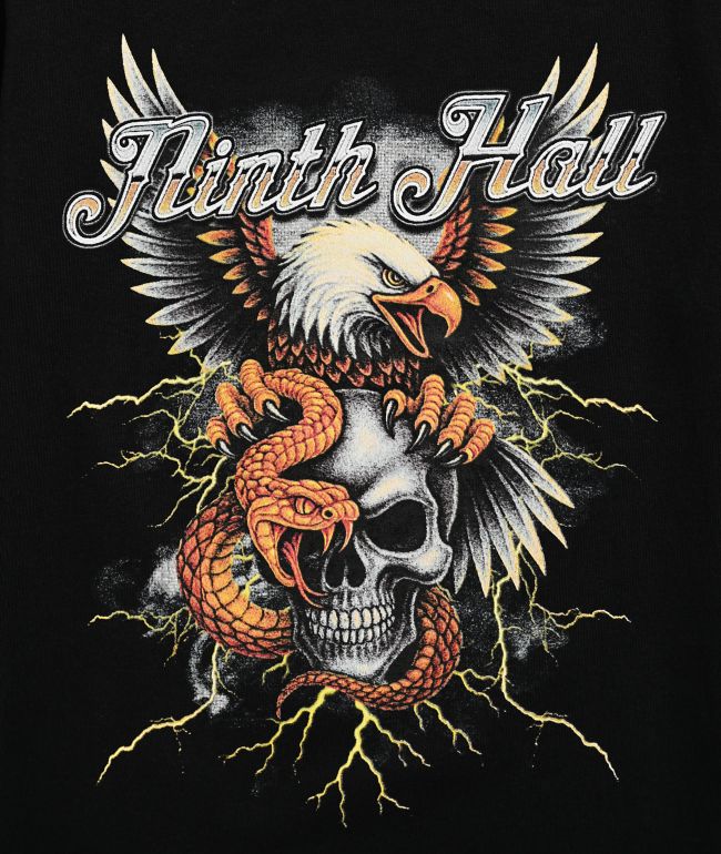 Ninth Hall Kids Eagle Rock Black T-Shirt - thumbnail 3