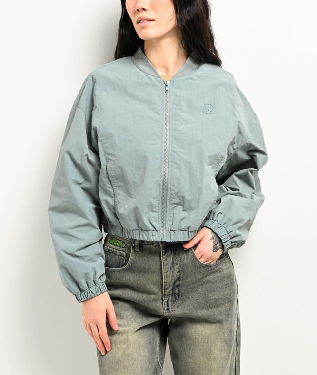 Ninth Hall Nyla Lead Nylon Bomber Jacket - thumbnail 3