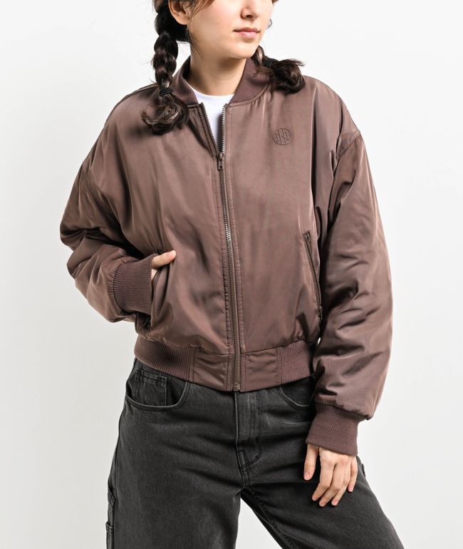 Ninth Hall Orion Brown Bomber Jacket - thumbnail 2