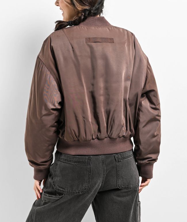 Ninth Hall Orion Brown Bomber Jacket - thumbnail 3