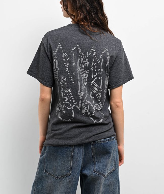 Ninth Hall Prey Charcoal T-Shirt - thumbnail 2
