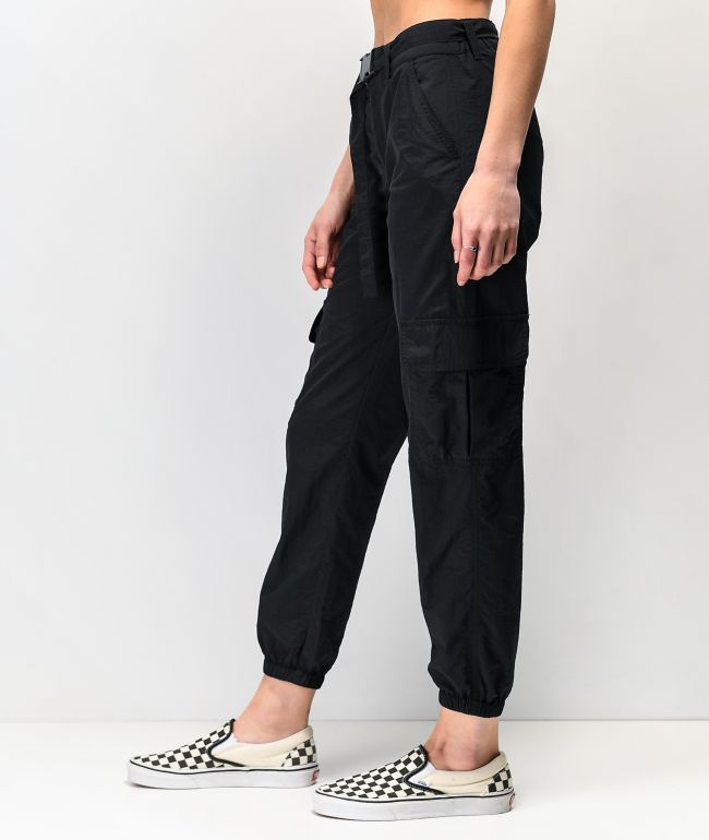 Ninth Hall Raines Buckle Belt Black Cargo Pants - thumbnail 3