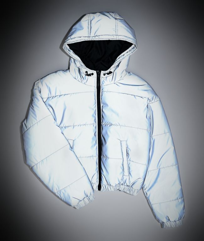Ninth Hall Reflect Silver Puffer Jacket - thumbnail 3