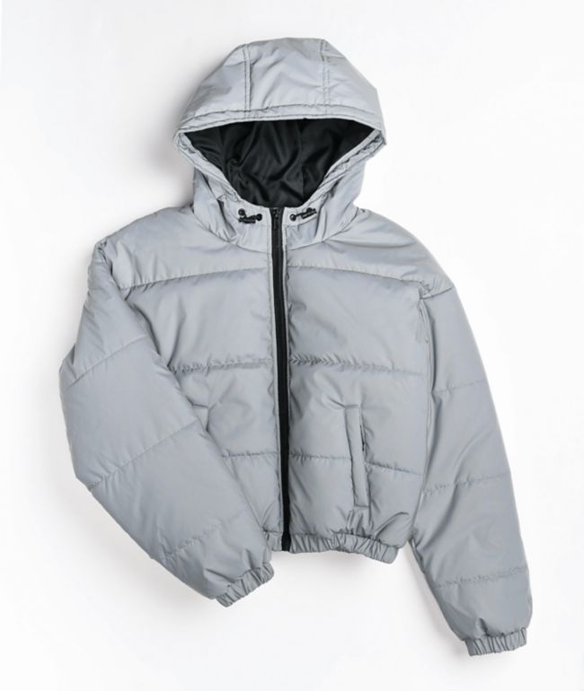 Ninth Hall Reflect Silver Puffer Jacket