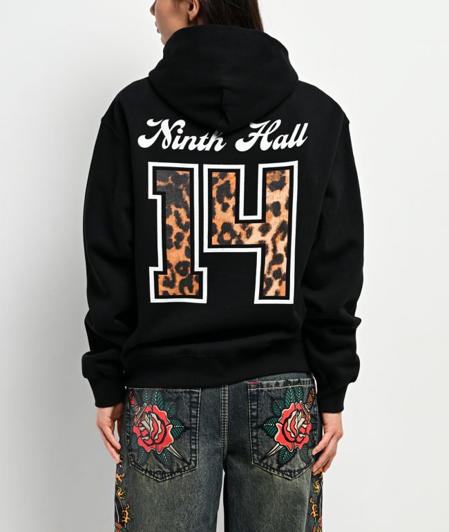 Ninth Hall Varsity Rose Black Hoodie - thumbnail 2