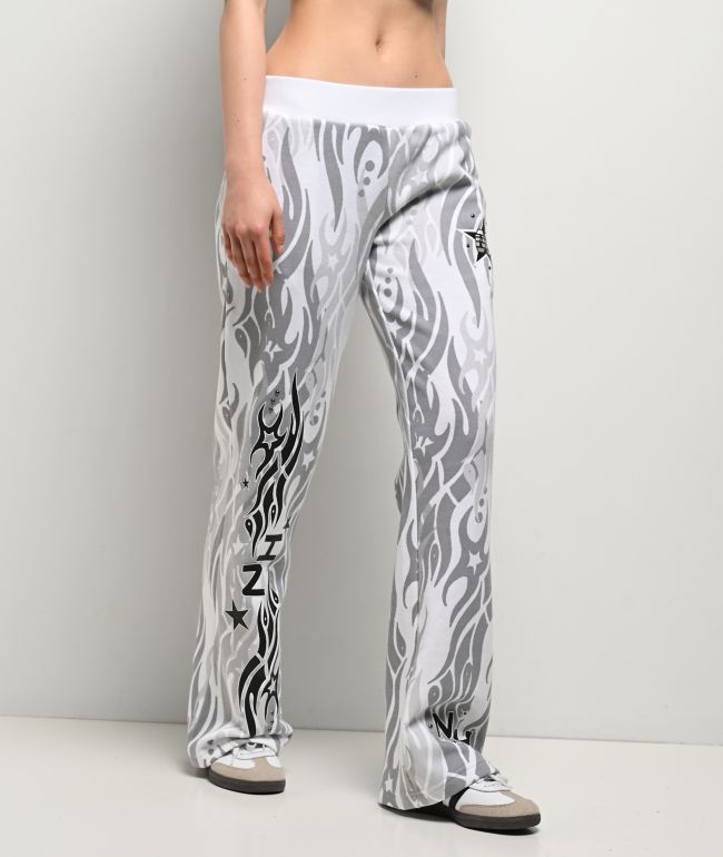 Ninth Hall Zellie White Sweatpants - thumbnail 3