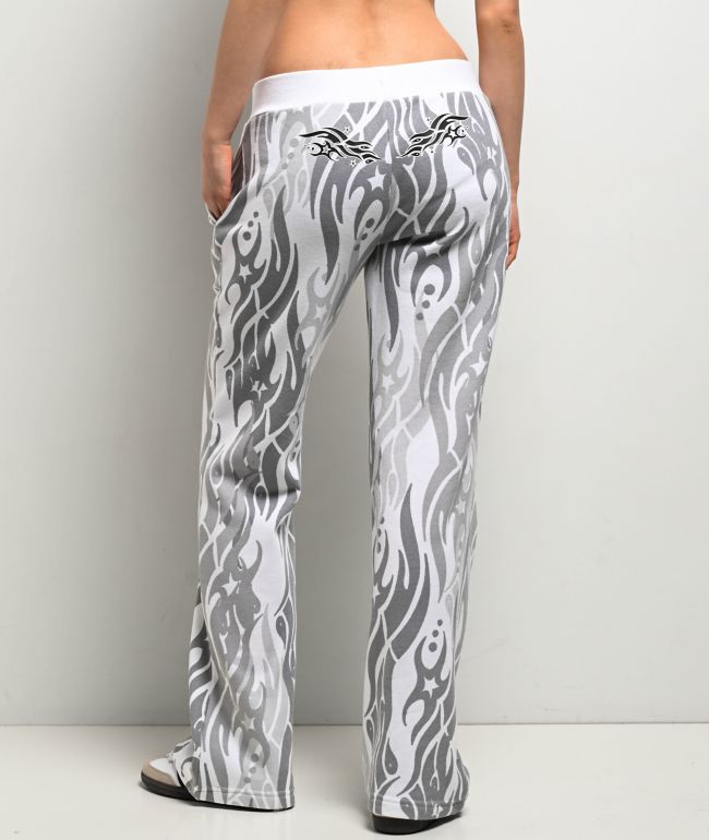 Ninth Hall Zellie White Sweatpants - thumbnail 2