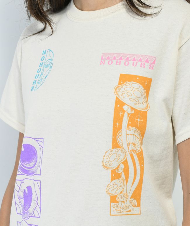 NoHours In Thought Tan T-Shirt - thumbnail 3