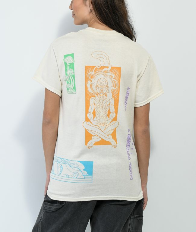 NoHours In Thought Tan T-Shirt - thumbnail 2