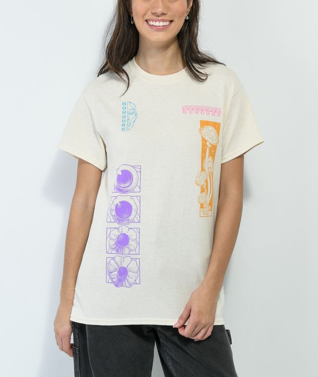 NoHours In Thought Tan T-Shirt