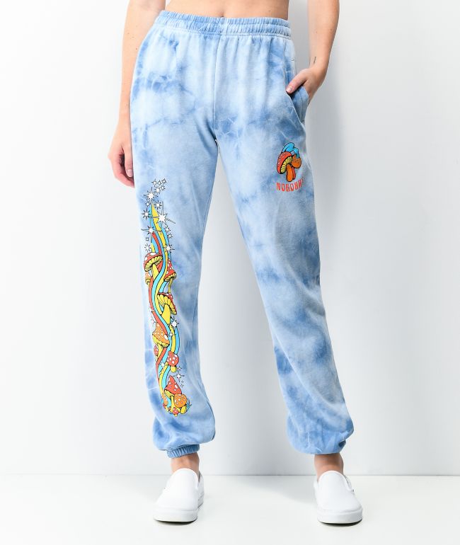 NoHours Passion Blue Tie Dye Sweatpants